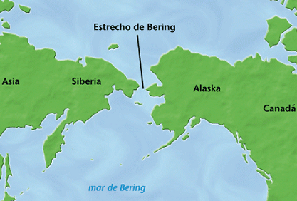  Mapa estrecho de Bering